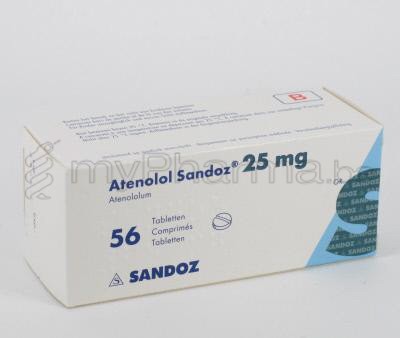 atenolol sandoz 25 mg